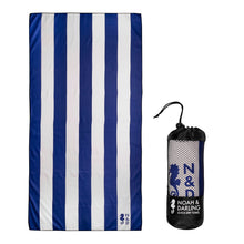 Load image into Gallery viewer, Ocean Blue - Quick Dry Towel (Stripes / Plain)