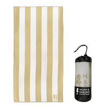 Load image into Gallery viewer, Sand Dune - Quick Dry Towel (Stripes / Plain)